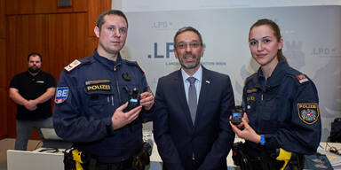 Wiener Polizisten filmen Eins&auml;tze bald mit Body-Cams