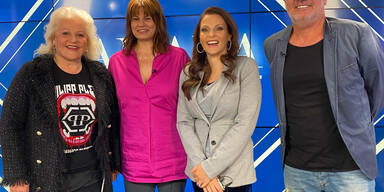 Marika Lichter, Harry Diem und Eva Maria Marold in der Tamara Fellner Show