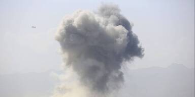 Rauchsäule über Kabul