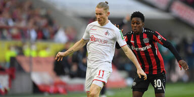 K&ouml;ln rettet Remis gegen Leverkusen