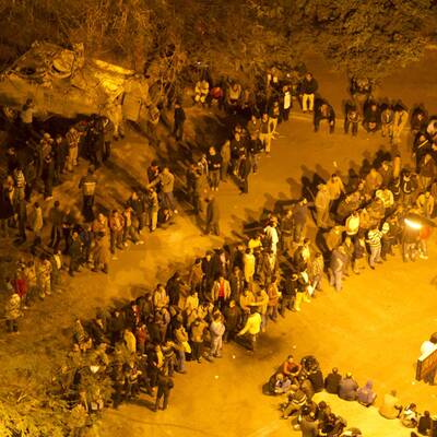 Straßenschlachten am Tahrir Platz in Kairo (Donnerstag)