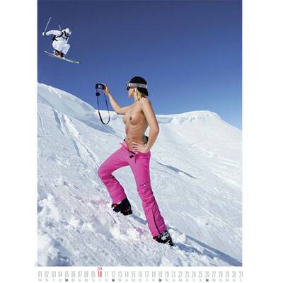 Amina Dagi im Skilehrer-Kalender 2014