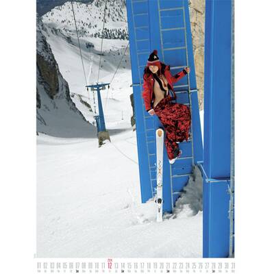 Amina Dagi im Skilehrer-Kalender 2014