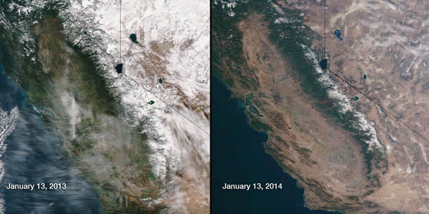 Kalifornien geht das Wasser aus