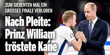 Prinz William tröstete Kane