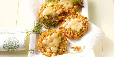 Karotten-Zucchini-Puffer