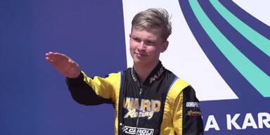 Russischer Kart-Fahrer nach Hitlergru&szlig; gefeuert