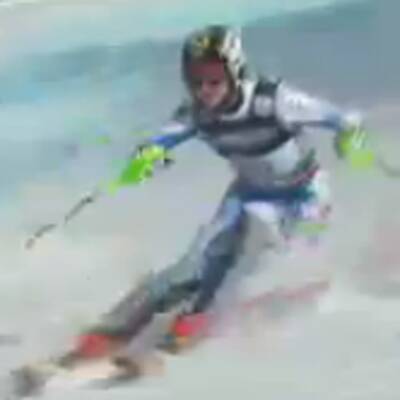 Die Bilder der Damen-Superkombi