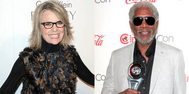 Diane Keaton und Morgan Freeman