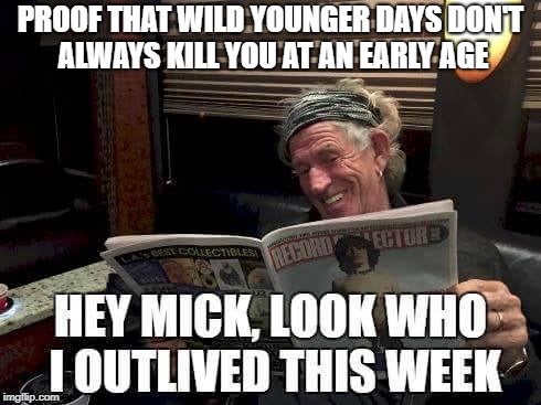 Keith Richards: So lacht das Internet zum 80er