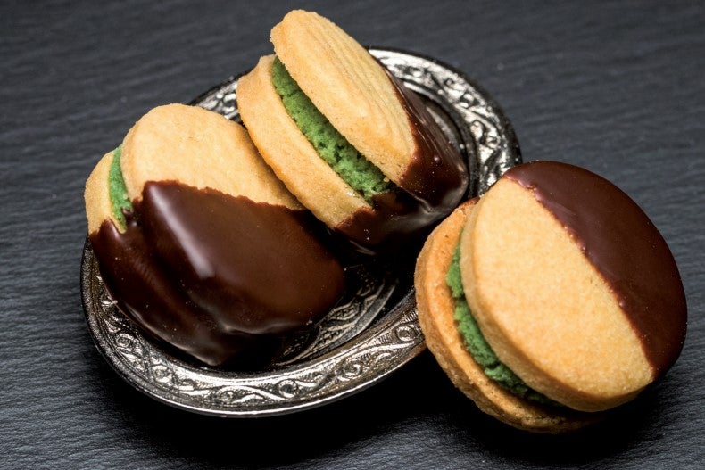 Demels Keksrezept: Pistazien-Amadeus Kekse