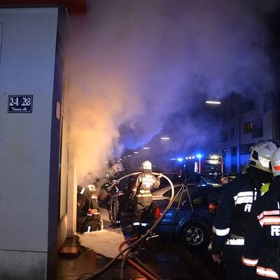 Großeinsatz bei Kellerbrand in Brigittenau 