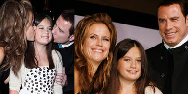 Kelly Preston & John Travolta mit Tochter Ella Blue