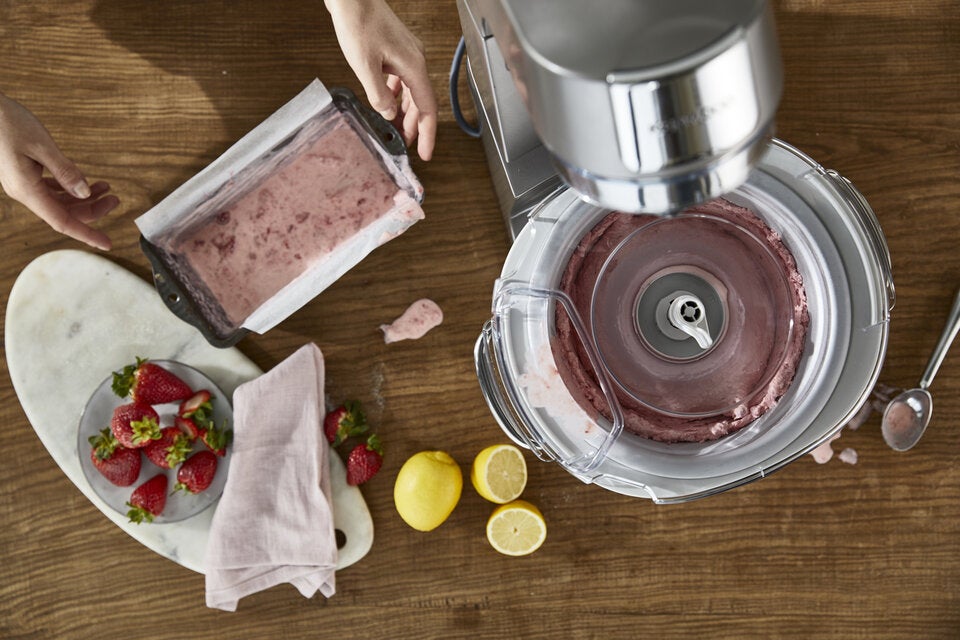 Erdbeer-Bananen-Eis ganz einfach selber machen!