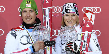 Hirscher & Schild im Slalomfieber