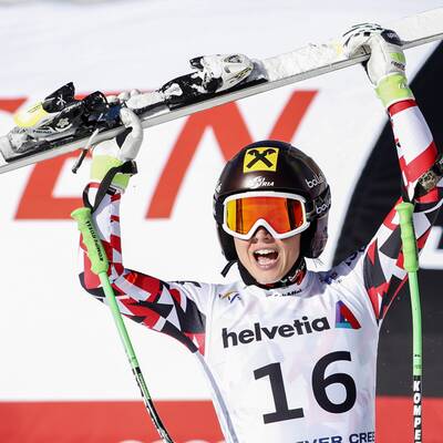 Die besten Bilder zur Damen-Abfahrt