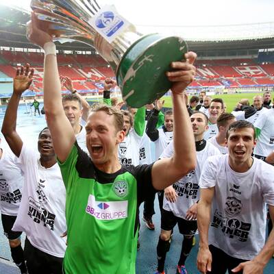 So feiert Pasching die Cup-Sensation