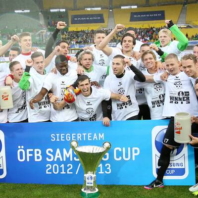 So feiert Pasching die Cup-Sensation