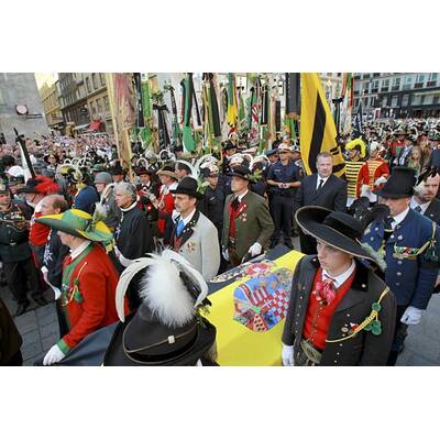 Otto Habsburg: Trauerzug durch Wien