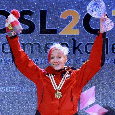 So jubelte Iraschko über WM-Titel