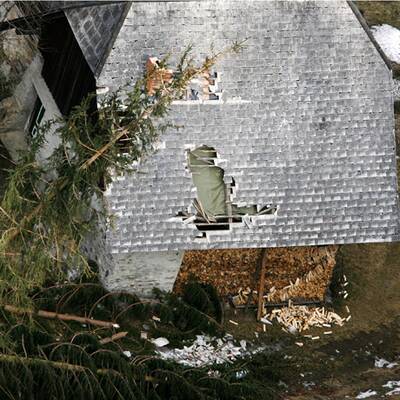 Die Sturmschäden in Österreich
