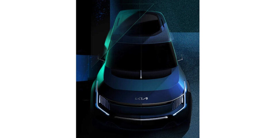 Kia zeigt sein neues Elektro-SUV EV9