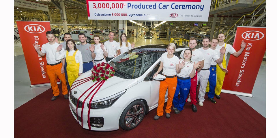 Dreimillionster Kia aus Europa