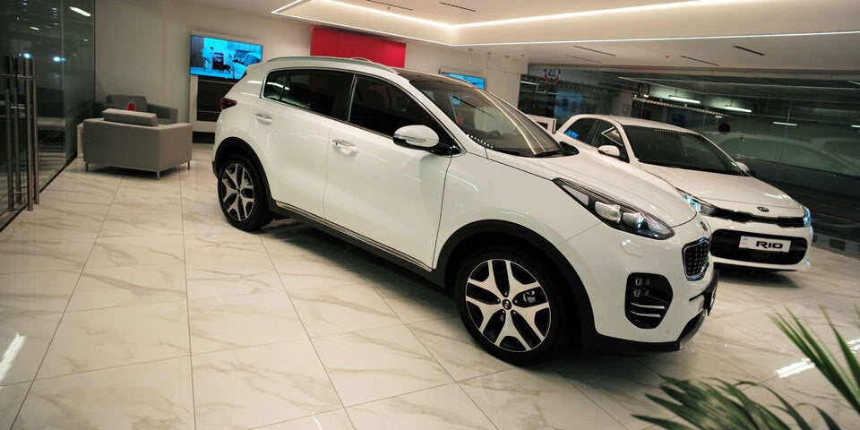 Kia-Schauraum in Wiener Einkaufszentrum