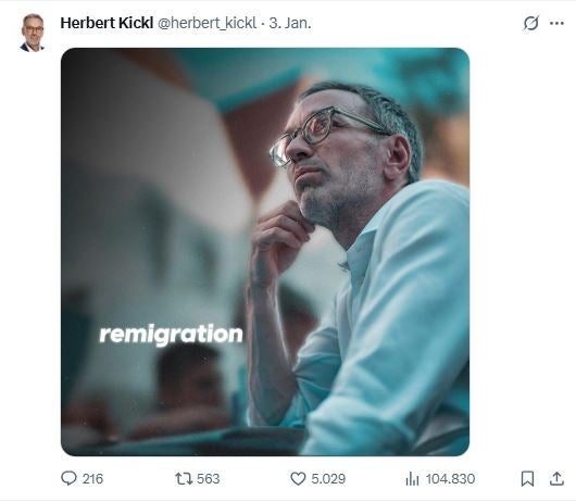Kickl, Remigration
