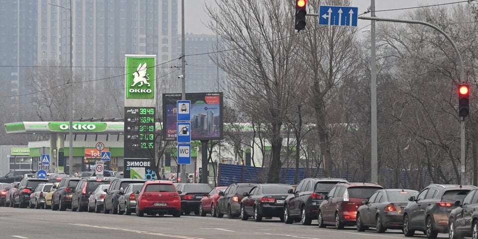 Panik in Kiew: Massenflucht aus der Hauptstadt