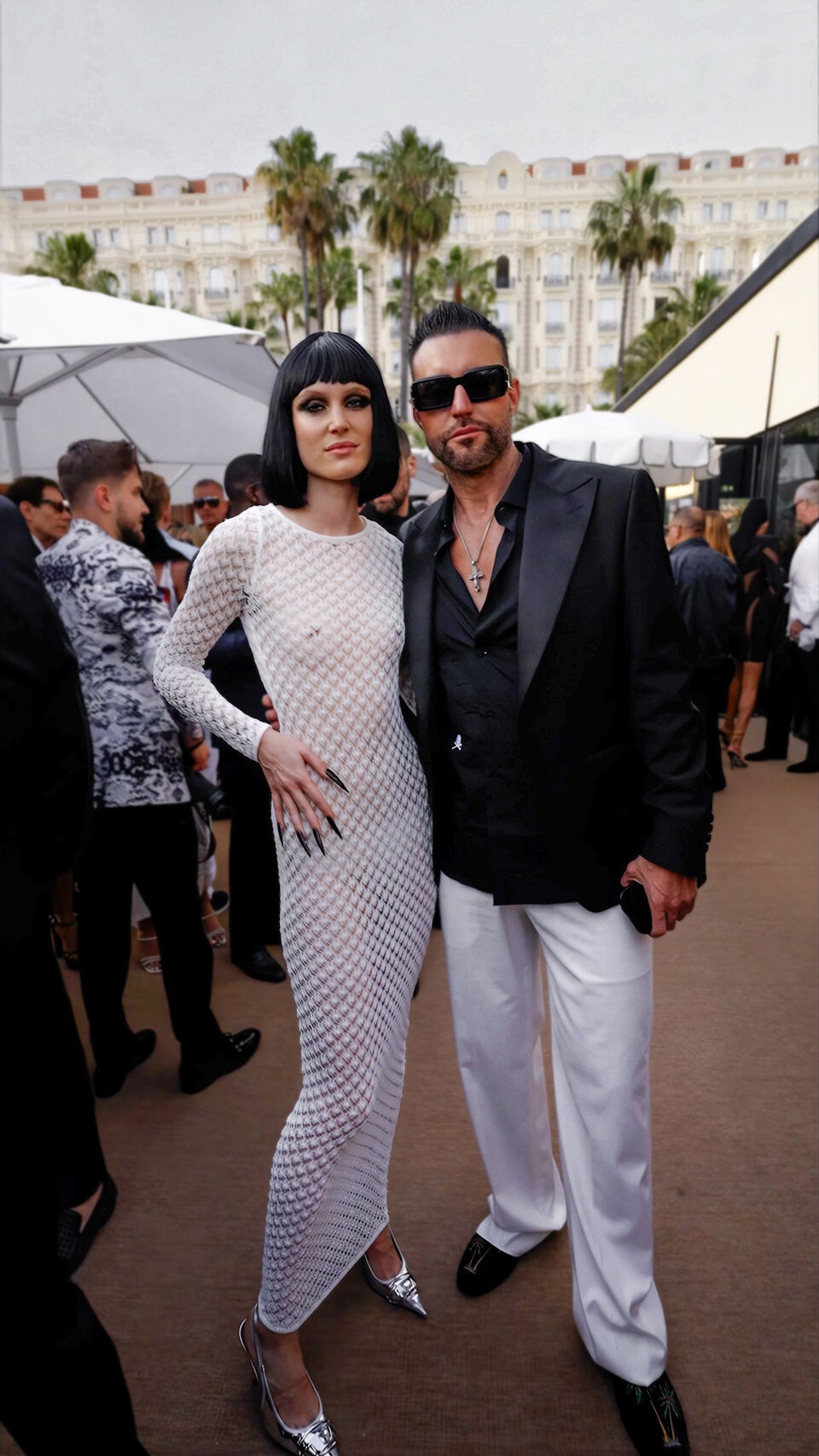 Kim Hnizdo bei Philipp Plein Show in Cannes