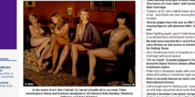 Kim Cattrall: Oben ohne mit 52