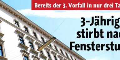 Dreijähriger stirbt nach Fenstersturz