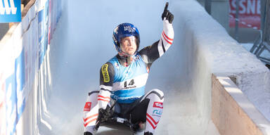 &Ouml;sterreichs Rodel-Asse siegen beim Heimsprint