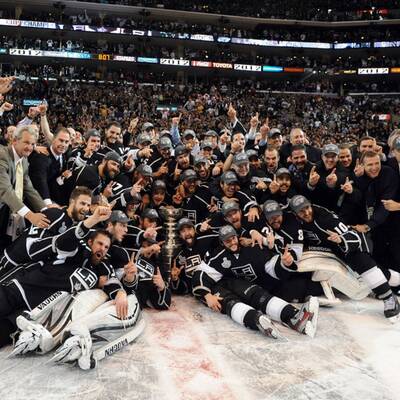 So feiern die L.A. Kings