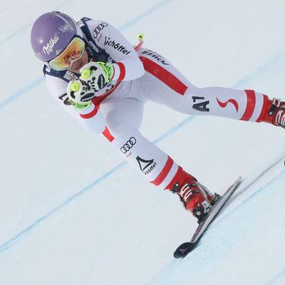 So emotional feiert Michaela Kirchgasser