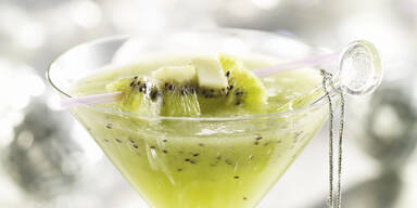 Kiwi-silvester-Cocktail