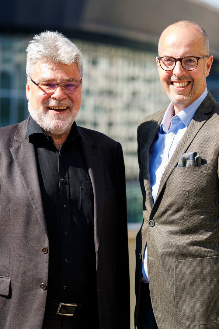 GBV-Obmann Klaus Baringer und GBV-Obmann Stv. Herwig Pernsteiner