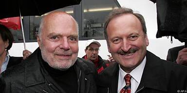 Klaus (l) mit Gorbach