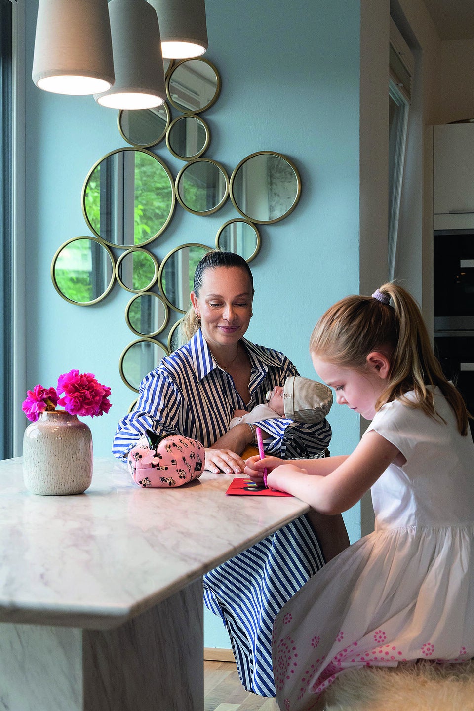 Leben und Arbeiten zu Hause – ist Klein seit vielen Jahren gewohnt. „Man kann das Homeoffice auch auf kleinem Raum toll gestalten.“  