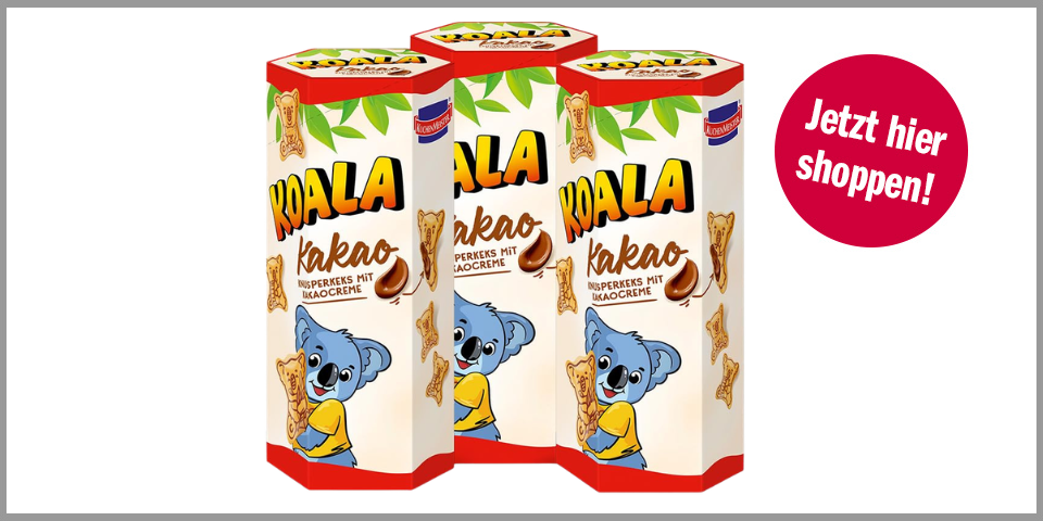 3x Kuchen Meister Koala Kekse – für 4,29 Euro bei Amazon*