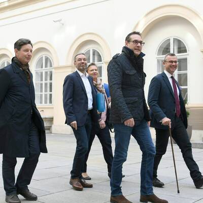 Beginn der Koalitionsverhandlungen