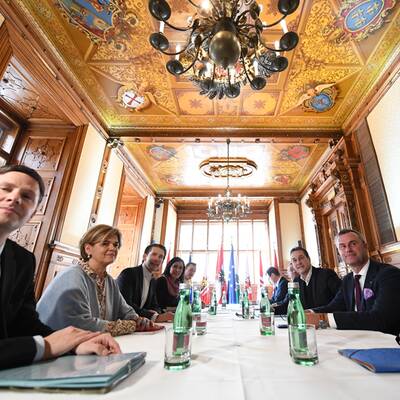 Beginn der Koalitionsverhandlungen