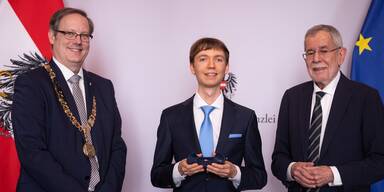 Promotio sub auspiciis f&uuml;r drei JKU Absolventen