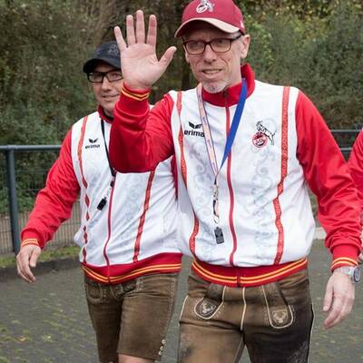 Karnevalstraining beim 1. FC Köln