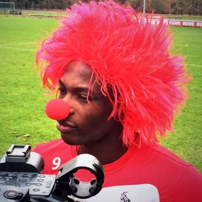 Karnevalstraining beim 1. FC Köln