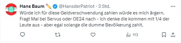 Kommentare Twitter zu ORF-Sommergesprächen