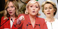 Meloni Le Pen Von Der Leyen