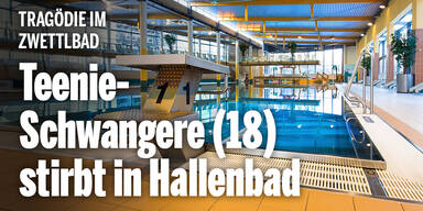 Schwangeres Mädchen (18) bricht tot in Hallenbad zusammen