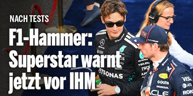 George Russell Max Verstappen